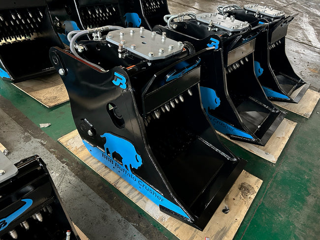 BB8 Buffalo Excavator Crushing Bucket - 6-10 Tonne