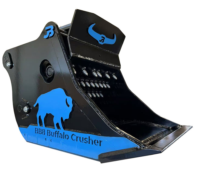 BB8 Buffalo Excavator Crushing Bucket - 6-10 Tonne