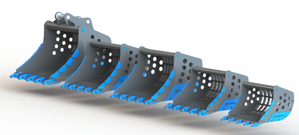 RD6 Excavator Riddle Bucket - 6-10 tonne (1000mm Wide, 58mm Gaps) – JB ...