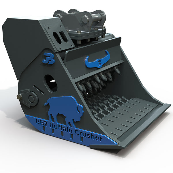 BB2 Buffalo Excavator Crushing Bucket 2-5 Tonne – JB Equipment Ltd