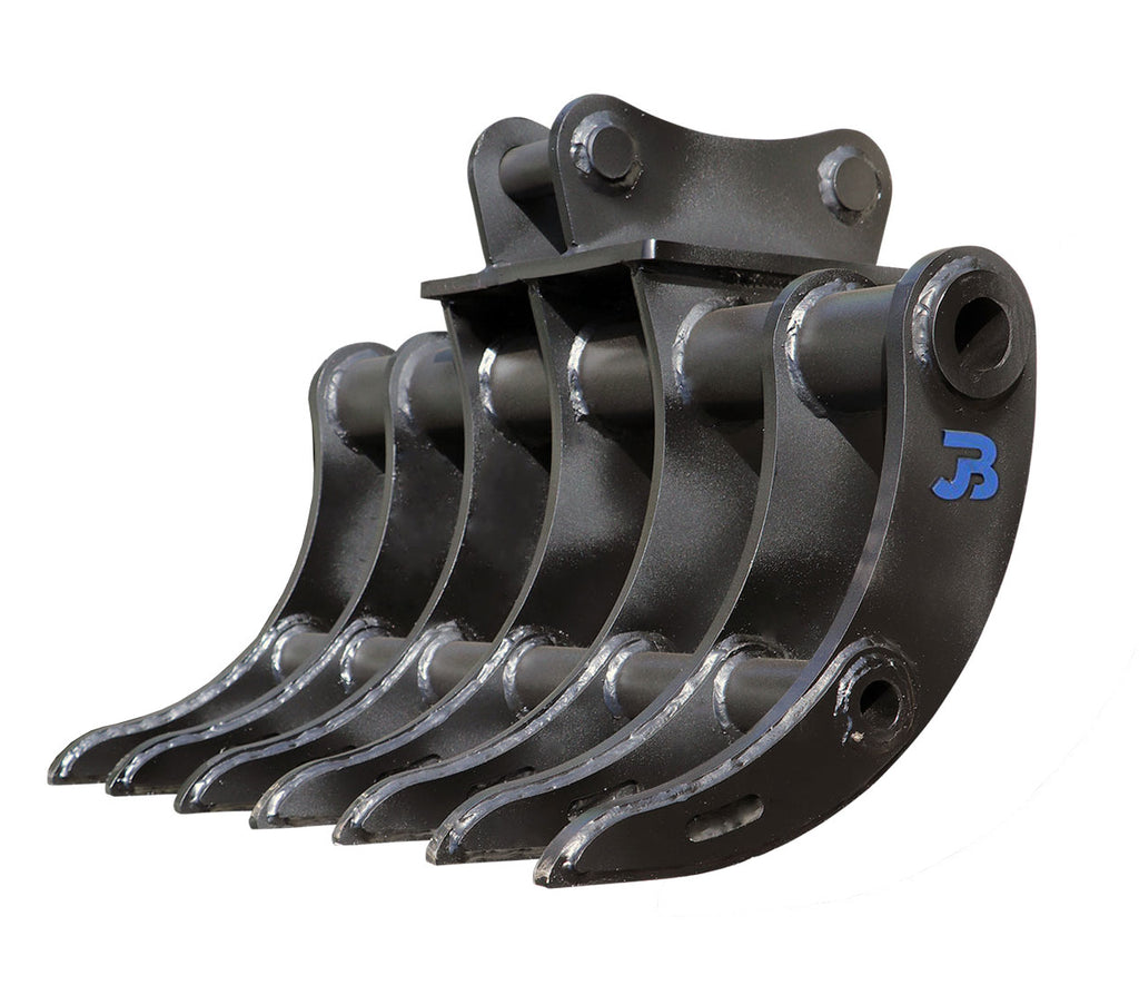FR20-N Narrow Excavator Forestry Root Rake - 17-25 Tonne - 1540mm