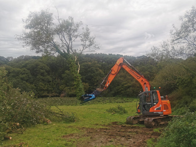 Alpha 400 Excavator Tree Shear - 10-25 Tonne
