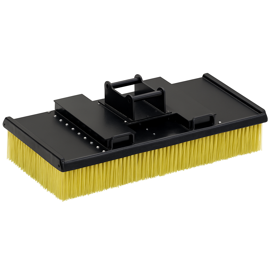 SWP15-8 Excavator & Forklift Sweeper Brush / Broom Attachment - 1500mm (8 Rows)