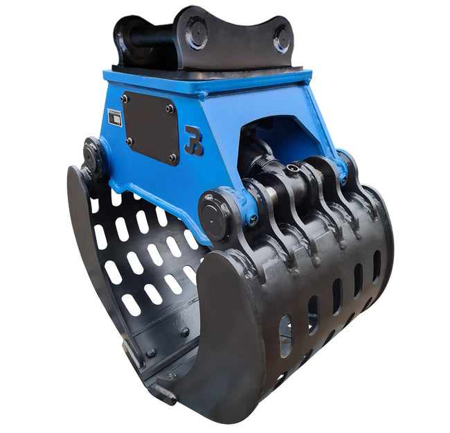 SG1 Fixed 2-Way Excavator Selector Grab - 0.8-2 Tonne
