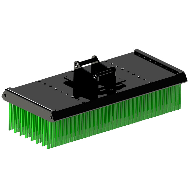 SWP12 Excavator Sweeper Brush / Broom Attachment - 1200mm (8 Rows)