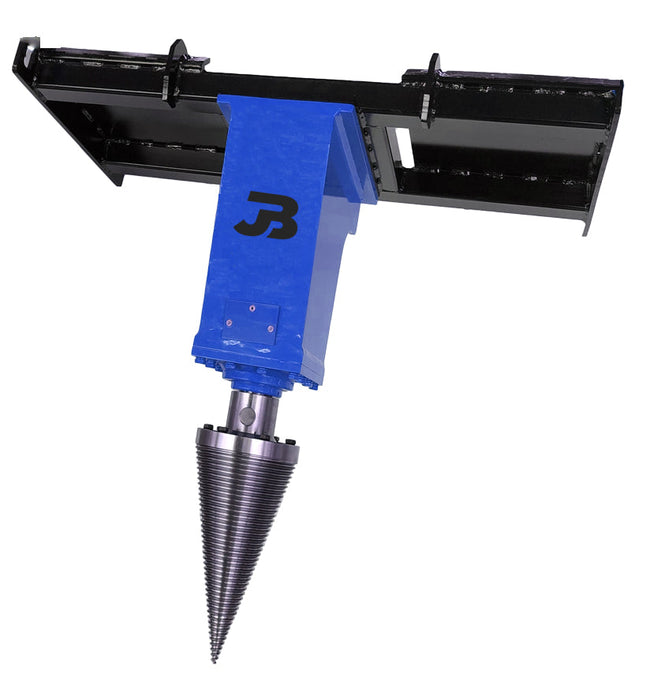 JCS 60 Hydraulic Cone Timber Splitter to fit Excavators, Telehandlers & More (75mm Square Shaft)