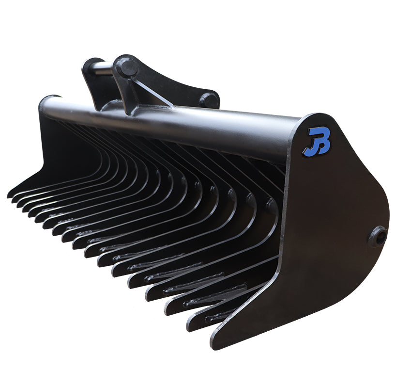 020 General Purpose Excavator Land Rake Bucket - 2-3 Tonne