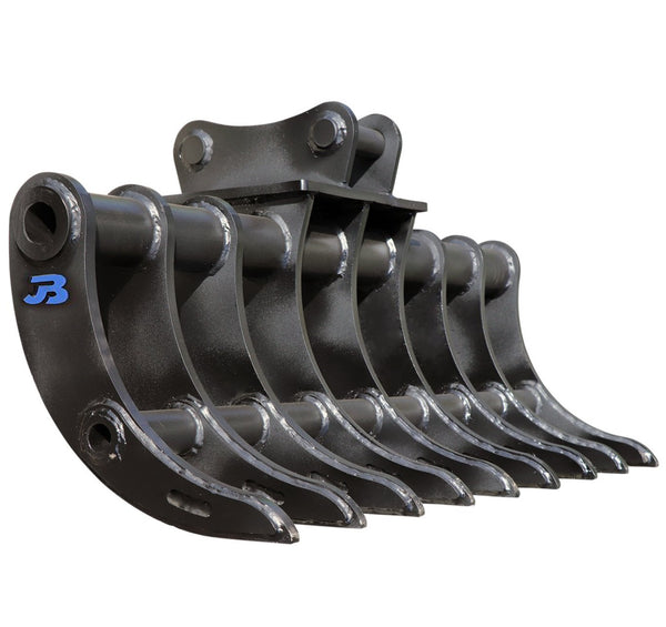 FR20 Excavator Forestry Root Rake - 17-25 Tonne - 2025mm – JB Equipment Ltd
