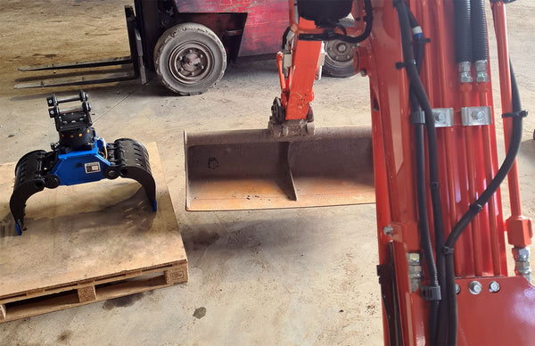 SGR-1HD Hydraulic Rotating Excavator Selector Sorting Grab - 1-2.2 Ton ...
